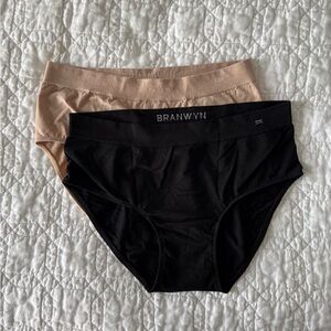 Branwyn Essential Hipster merino underwear M black and nude